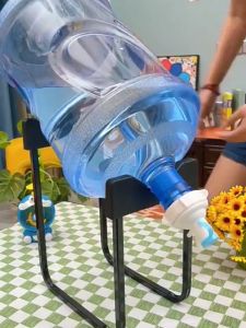 Portable automatic faucet for plastic mineral Water despenser dispenser faucet pump stand rack