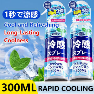 Natural ingredients 🧊 Cooling body spray 300ml safe and non-irritating. Cooling spray provides long-lasting coolness. Cool spray for a refreshing and icy sensation.