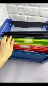 Long Hanging File Folder Organizer Document Bag for Filing Cabinet/Hanging File Organizer Box Office Supplies 25Pcs