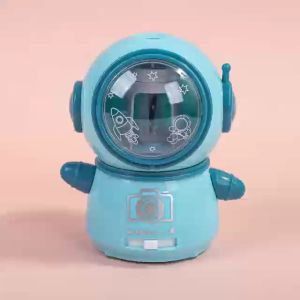 กบเหลาดินสอ กบเหลาดินสอไฟฟ้า กบเหลาดินสออัตโนมัติ เครื่องมือสำหรับสายชาร์จ USB รูปร่างนักบินอวกาศ