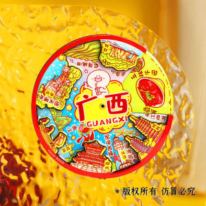 Travel Souvenir Magnetic Fridge Magnet Wooden Material Tourist Sticker Guangxi Impression Decorative Home Decoration