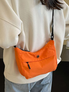 Stylish Minimalist Canvas Shoulder Bag Trendy Womens Crossbody Bag Casual Personality Bag Soft Polyester Cotton Lining