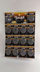 ฝอยสแตนเลส 14 ชิ้น/แผง ฝอยขัดหม้อ แบบแผง ฝอย ใยขัดสแตนเลส