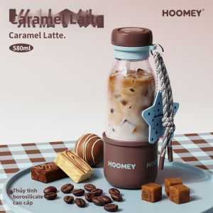 HOOMEY | Ly Pha Trà Chống Nóng Bằng Kính Borosilicate
