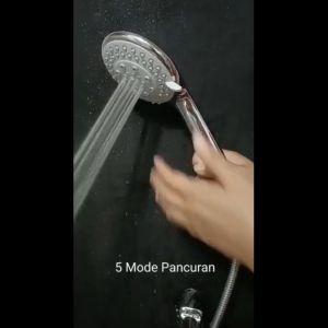 Shower Kamar Mandi Satu Set Selang Hand Shower Stenlis Stainless Kran Keran Air Head Shower