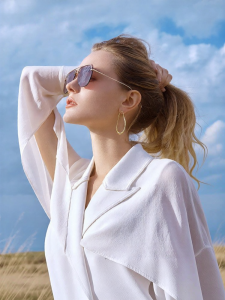 HELEN KELLER | Vintage Double Beam Color Changing Driving Sunglasses