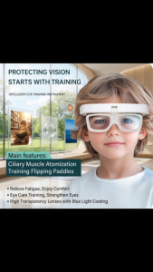 Intellegent Smart Training Glasses Eye Care &Relax Anti-Myopia Ciliary Muscle Exercise Fast Charging