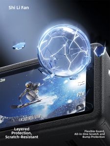 SHISHUOFAN | High-Clarity Impact-Resistant Screen Protector For DJI Action Cameras