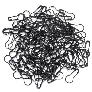 200Pcs/Lot Metal Pins Crochet Accessories Gourd Safety Pin Locking Knitting Marker Tag Clips Latch Sewing Tools 9.5x22MM