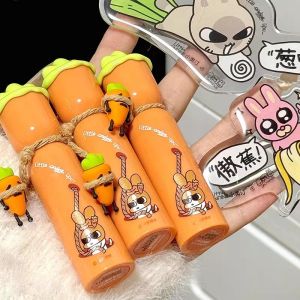 Carrot Lip Cream Gloss Matte Velvet Non-Sticky Daily Portable Lipstick Lipstick Carrot Soft Mist Matte Finish Long Lasting