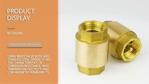 Brass Female Thread Check Valve BRASS FOOT VALVE W/ SCREEN Brass Non-return Swing Check Valve