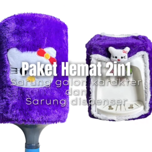 paket home set 2in1 (sarung galon karakter +sarung dispenser ) PROMO COD