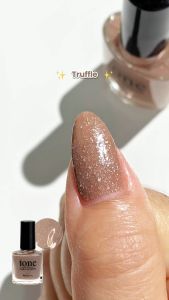 TONE Nail Lacquer Glitter Glam Series 8ml | Fine Glitter | Kutek Cat Kuku Nail Polish Gliter Halus