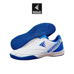 Braja-sepatu futsal Dewasa Braja Maverick In White blue
