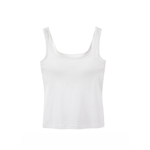 MiiOW | เสื้อกั๊กคอเหลี่ยมสำหรับผู้หญิงในช่วงฤดูร้อน เสื้อชั้นในแบบมีแผ่นเสริมหน้าอกแบบถอดได้ ดีไซน์หลังสวยงาม เสื้อชั้นในแบบสวมใส่สบาย