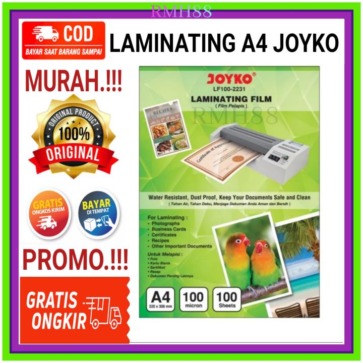 Plastik Laminating A4 JOYKO [ Per 20 Lembar ] Lazada Indonesia