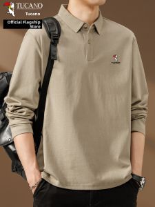 TUCANO | Long Sleeve Slim Collar Casual Mens Polo Shirt
