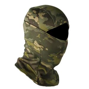 Winter Fleece Warm Camouflage Balaclava Windproof Thermal Winter Scarf Mask Motorcycle Cold-proof Ski Cycling Full Face Mask