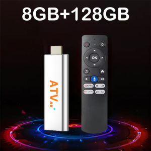 TV Stick 8GB 128GB Android 14 ATV Allwinner H313 Google Assistant 8K Ultra 4K Streaming Media Player Q15 Very Fast Set Top Box