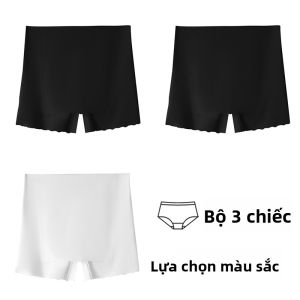 MiiOW | Quần an toàn Ice Silk không để lộ quần áo mùa hè mỏng cạp cao nâng hông quần lót chống thấm nước thoáng khí thoải mái