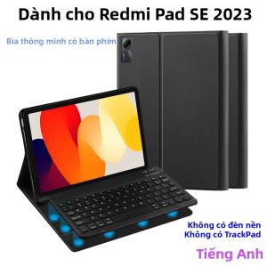 AJIUYU | Ốp Bàn Phím Có Đèn Nền Huawei Cho Xiaomi Redmi Pad SE 11 Inch 2023 Vỏ Bảo Vệ Cảm Ứng Có Đèn Nền Chống Sốc Chống Nước