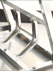 Heavy Duty Stainless Steel Folding Table Outdoor Camping Meja Lipat Untuk Rumah Balkoni Garden Camping