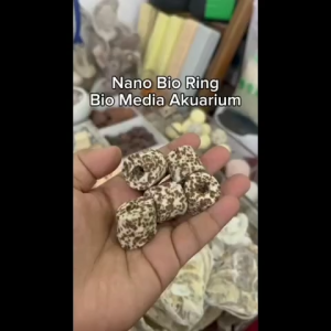 ITOSHI Bacteria House Nano Bio Ring KOI Arowana Fish Farming Aquarium Bio Media Filter Nitrifying Bacteria 10KG