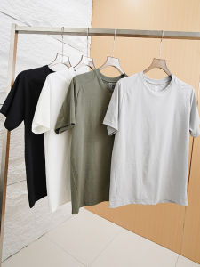 Antibacterial Sorona Fabric Short Sleeve T-Shirt round Neck Quick Dry Breathable Polyester Summer Outdoor Sports Youth Fashion