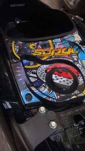 Stiker Tangki Bensin Scoopy 2021 2022 2023 2024 Sticker Tangki Motor Scoopy  Anti Luntur JP-01