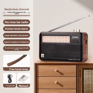 Panda | Panda 2025 Retro High-End Radio Small Full Waveband Portable Elderly Special Fathers Day Gift Old Fashioned Chinese Brand