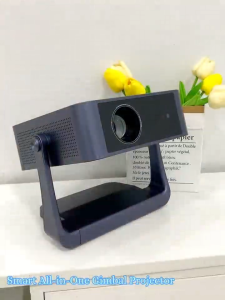 โปรเจคเตอร์ DESK-O Projector C6 Pro 4K การอัพเกรดที่ครอบคลุม โปรเจคเตอร์ปรับโฟกัสอัตโนมัติบ้าน/สำนักงาน/สอนใช้ 360-degree bracket