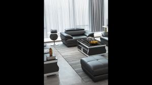 Modern minimalist cowhide sofa living room large and small house types combination sofa