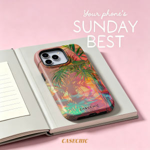 Potdemiel | Possum Night Jungle For 2 in 1 Flower Case For iPhone 17 16 15 14 13 Pro Max Luxury Phone Cover CaseChic