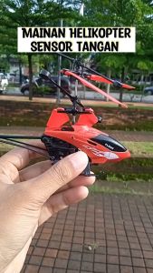 [✅COD]RC Helikopter Mainan RC Mainan Helikopter Mainan Anak Laki-laki Hadiah Hadiah Ulang Tahun Tanpa remote/ RC Helikopter remote control dan Sensor Tangan - Mainan RC Pesawat terbang Helikopter Remot kontrol