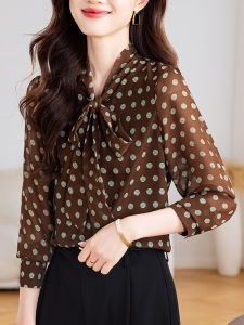 DAIXIANGFEIZI | Áo Sơ Mi Chiffon Mới Thời Trang Xuân Thu
