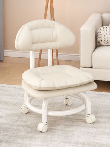 เก้าอี้พับแบบมีล้อ 3 แถว สำหรับใช้ในบ้าน เก้าอี้สำหรับเปลี่ยนรองเท้า สำหรับเด็ก ที่นั่งแบบมีที่พิง สำหรับใช้ในบ้าน รุ่นที่มีล้อ