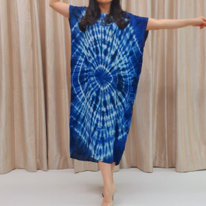 6010 (010) [B] READY STOCK TIEDYE DASTER PANJANG TERMURAH/LONG DRESS TIE DYE