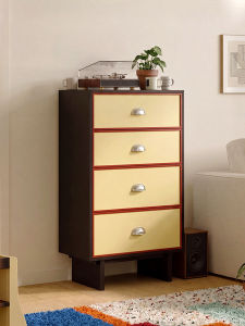 Vintage Bauhaus Real Wood Side Cabinet
