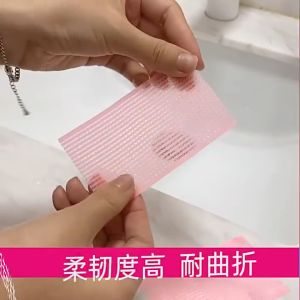 Nylon Magical Front Hair Fringe Stick Clip Holder pad Makeup Pad Wash Grip Velcro Pelekat Rambut刘海魔术固定发
