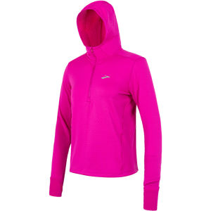 Brooks | Thermal Hooded Long Sleeve Sport Top with Reflective Strips