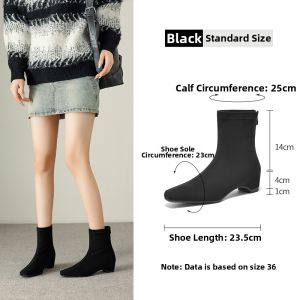 Agsdon | Increase Height Slimming Ankle Boots