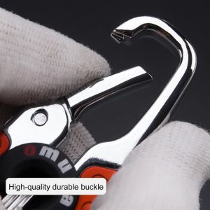 Zinc Alloy Keychain Double Ring Keychain Stylish Car Keychain Set with Rotating Fixed Ring System Personalized for Men for Car