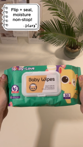 Aloe Vera Baby Wipes 80 Sheets x 3 Packs Baby Wet Wipes Wet Tissue for Baby 240 Sheets | Family-Love