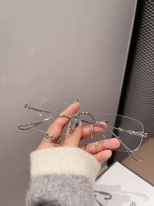 Kacamata Lensa Photocromic & Anti Radiasi Miopia Selesai Pria & Wanita Tanpa Bingkai