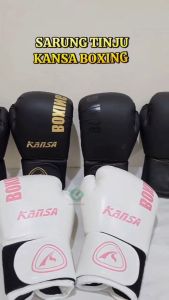 BOXING GLOVES TRAINING HAND KANSA SARUNG TANGAN TINJU MUAYTHAI DEWASA PU