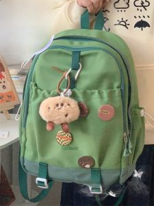 American Minimalist High School and College Student Schoolbag Female Outdoor All-Matching Large Capacity Backpack Ins Sports Style Backpack Men