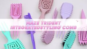 Lược Tạo Kiểu Tóc WANMEI 3 Trong 1 Sea King - Dụng Cụ Uốn Và Massage Tóc Cho Tóc Thường Chất Liệu Nhựa