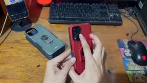 Casing HP Untuk Samsung Galaxy A14 5G Case Robot Hit Eye Whit Ring Transformer Phantom Hybrit Rotasi