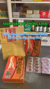 Nhân Sâm Tê Thống Linh Hộp 20 Viên Hàng Chuẩn Date Xa Hỗ trợ xương khớp