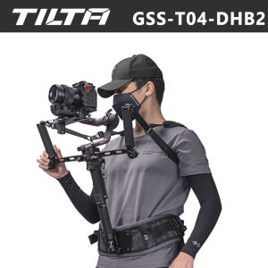 TILTA GSS-T04-DHB2ที่จับแบบคู่ที่มีน้ำหนักเบาระบบขาจับโคลงช่วยถือสองมือชุดอุปกรณ์ช่วยเหลือการถ่ายภาพเสื้อกั๊กได้อย่างง่ายดายใช้กับ DJI Ronin ซีรีส์